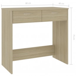 Acquista Scrivania Rovere Sonoma 80x40x75 cm in Truciolato con riferimento GHV-801358 della ditta GARDENHOME