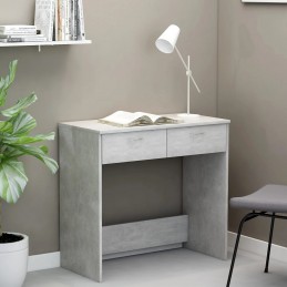 Acquista Scrivania Grigio Cemento 80x40x75 cm in Truciolato con riferimento GHV-801359 della ditta GARDENHOME