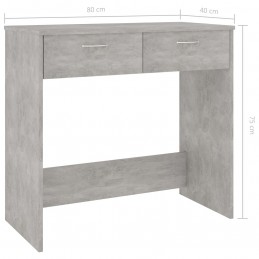 Acquista Scrivania Grigio Cemento 80x40x75 cm in Truciolato con riferimento GHV-801359 della ditta GARDENHOME