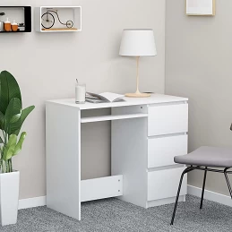 Acquista Scrivania Bianca 90x45x76 cm in Truciolato con riferimento GHV-801373 della ditta GARDENHOME
