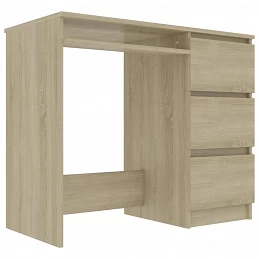 Acquista Scrivania Rovere Sonoma 90x45x76 cm in Truciolato con riferimento GHV-801376 della ditta GARDENHOME