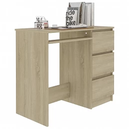 Acquista Scrivania Rovere Sonoma 90x45x76 cm in Truciolato con riferimento GHV-801376 della ditta GARDENHOME