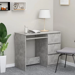 Acquista Scrivania Grigio Cemento 90x45x76 cm in Truciolato con riferimento GHV-801377 della ditta GARDENHOME