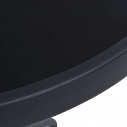 Acquista Tavolo da Giardino Nero 80 cm in Acciaio e Vetro con riferimento GHV-47253 della ditta GARDENHOME