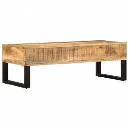Acquista Tavolino da Caffè 110x50x38 cm in Legno Massello di Mango con riferimento GHV-282760 della ditta GARDENHOME
