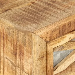 Acquista Tavolino da Caffè 110x50x38 cm in Legno Massello di Mango con riferimento GHV-282760 della ditta GARDENHOME
