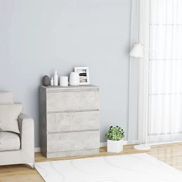 Acquista Credenza Grigio Cemento 60x35x76 cm in Legno Multistrato con riferimento GHV-801386 della ditta GARDENHOME