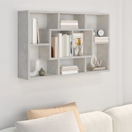 Acquista Mensola a Muro Grigio Cemento 85x16x52,5cm in Legno Multistrato con riferimento GHV-801422 della ditta GARDENHOME