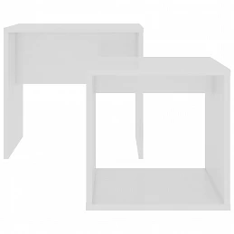 Acquista Tavolino da Salotto Bianco 48x30x45 cm in Legno Multistrato con riferimento GHV-802885 della ditta GARDENHOME