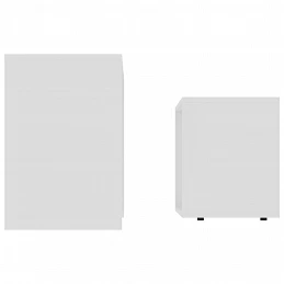 Acquista Tavolino da Salotto Bianco 48x30x45 cm in Legno Multistrato con riferimento GHV-802885 della ditta GARDENHOME
