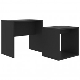 Acquista Set Tavolini da Caffè Neri 48x30x45 cm in Truciolato con riferimento GHV-802886 della ditta GARDENHOME