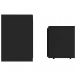 Acquista Set Tavolini da Caffè Neri 48x30x45 cm in Truciolato con riferimento GHV-802886 della ditta GARDENHOME