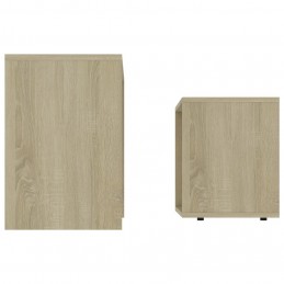 Acquista Set Tavolini da Caffè Rovere Sonoma 48x30x45 cm in Truciolato con riferimento GHV-802888 della ditta GARDENHOME