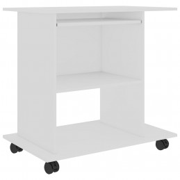 Acquista Scrivania ad Angolo Bianca 80x50x75 cm in Legno Multistrato con riferimento GHV-802894 della ditta GARDENHOME