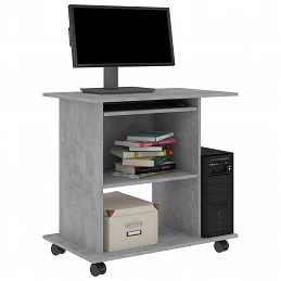 Acquista Scrivania per Computer Grigio Cemento 80x50x75 cm in Truciolato con riferimento GHV-802898 della ditta GARDENHOME