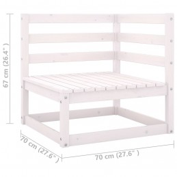 Acquista Set Divani da Giardino 2 pz Cuscini Bianchi Massello di Pino con riferimento GHV-805751 della ditta GARDENHOME