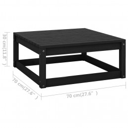 Acquista Set Divani da Giardino 2 pz con Cuscini Massello di Pino Nero con riferimento GHV-805754 della ditta GARDENHOME