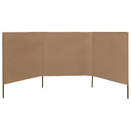 Acquista Paravento a 3 Pannelli in Tessuto 400x80 cm Grigio Talpa con riferimento GHV-47143 della ditta GARDENHOME