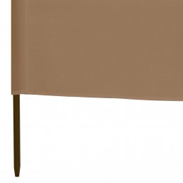 Acquista Paravento a 3 Pannelli in Tessuto 400x80 cm Grigio Talpa con riferimento GHV-47143 della ditta GARDENHOME