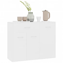 Acquista Credenza Bianca 88x30x70 cm in Legno Multistrato con riferimento GHV-800675 della ditta GARDENHOME