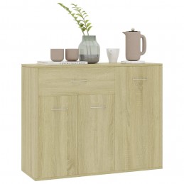 Acquista Credenza Rovere Sonoma 88x30x70 cm in Truciolato con riferimento GHV-800678 della ditta GARDENHOME