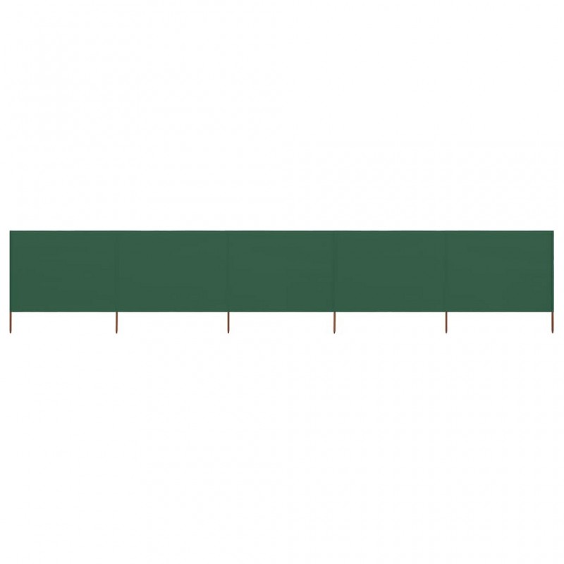 Acquista Paravento a 5 Pannelli in Tessuto 600x120 cm Verde con riferimento GHV-47161 della ditta GARDENHOME