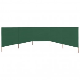 Acquista Paravento a 5 Pannelli in Tessuto 600x120 cm Verde con riferimento GHV-47161 della ditta GARDENHOME