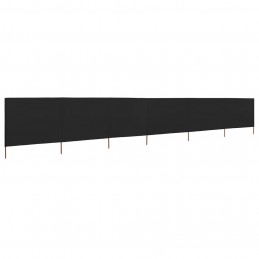 Acquista Paravento a 6 Pannelli in Tessuto 800x80 cm Nero con riferimento GHV-47172 della ditta GARDENHOME