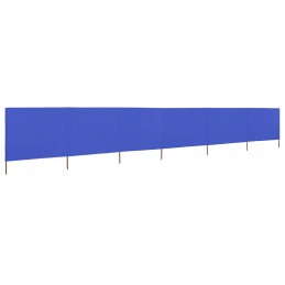 Acquista Paravento a 6 Pannelli in Tessuto 800x80 cm Azzurro con riferimento GHV-47173 della ditta GARDENHOME