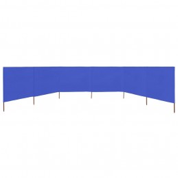 Acquista Paravento a 6 Pannelli in Tessuto 800x80 cm Azzurro con riferimento GHV-47173 della ditta GARDENHOME