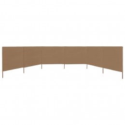 Acquista Paravento a 6 Pannelli in Tessuto 800x120 cm Grigio Talpa con riferimento GHV-47177 della ditta GARDENHOME