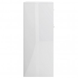 Acquista Credenza Bianco Lucido 88x30x70 cm in Truciolato con riferimento GHV-800681 della ditta GARDENHOME
