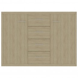 Acquista Credenza Rovere Sonoma 88x30x65 cm in Truciolato con riferimento GHV-800687 della ditta GARDENHOME