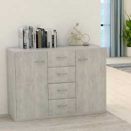 Acquista Credenza Grigio Cemento 88x30x65 cm in Truciolato con riferimento GHV-800688 della ditta GARDENHOME