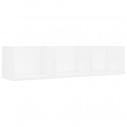 Acquista Scaffale Porta CD a Parete Bianco 75x18x18 cm in Multistrato con riferimento GHV-801310 della ditta GARDENHOME