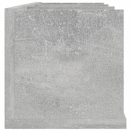 Acquista Scaffale Porta CD a Muro Grigio Cemento 75x18x18 cm Truciolato con riferimento GHV-801314 della ditta GARDENHOME