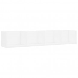 Acquista Scaffale Porta CD a Parete Bianco 100x18x18 cm in Truciolato con riferimento GHV-801319 della ditta GARDENHOME