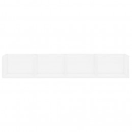 Acquista Scaffale Porta CD a Parete Bianco 100x18x18 cm in Truciolato con riferimento GHV-801319 della ditta GARDENHOME