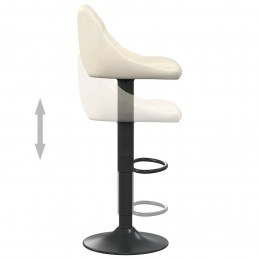 Acquista Sgabelli da Bar 2 pz Crema in Velluto con riferimento GHV-335348 della ditta GARDENHOME