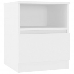 Acquista Comodino Bianco 40x40x50 cm in Legno Multistrato con riferimento GHV-806157 della ditta GARDENHOME