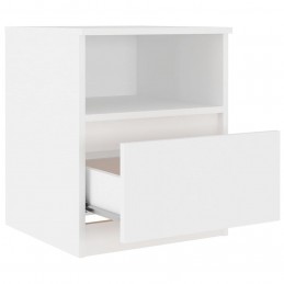 Acquista Comodino Bianco 40x40x50 cm in Legno Multistrato con riferimento GHV-806157 della ditta GARDENHOME