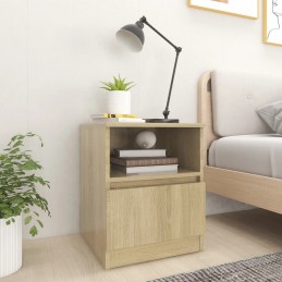 Acquista Comodino Rovere Sonoma 40x40x50 cm in Truciolato con riferimento GHV-806163 della ditta GARDENHOME
