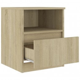 Acquista Comodino Rovere Sonoma 40x40x50 cm in Truciolato con riferimento GHV-806163 della ditta GARDENHOME