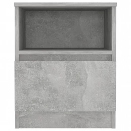 Acquista Comodino Grigio Cemento 40x40x50 cm in Truciolato con riferimento GHV-806165 della ditta GARDENHOME