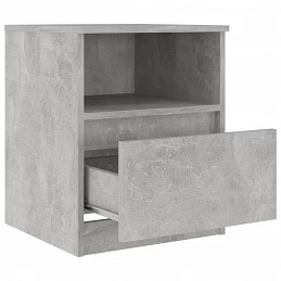 Acquista Comodino Grigio Cemento 40x40x50 cm in Truciolato con riferimento GHV-806165 della ditta GARDENHOME