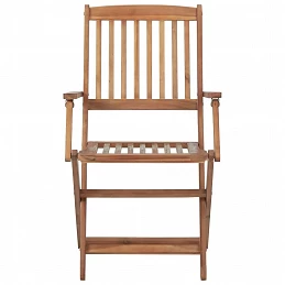 Acquista Sedie da Giardino Pieghevoli 6 pz con Cuscini Massello Acacia con riferimento GHV-3074955 della ditta GARDENHOME