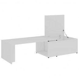 Acquista Tavolino da Salotto Bianco 150x50x35 cm in Legno Multistrato con riferimento GHV-801337 della ditta GARDENHOME