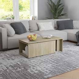 Acquista Tavolino da Caffè Rovere Sonoma 150x50x35 cm in Truciolato con riferimento GHV-801340 della ditta GARDENHOME