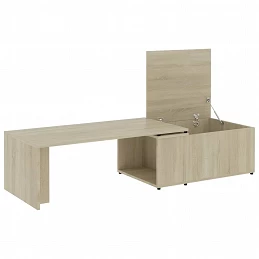 Acquista Tavolino da Caffè Rovere Sonoma 150x50x35 cm in Truciolato con riferimento GHV-801340 della ditta GARDENHOME