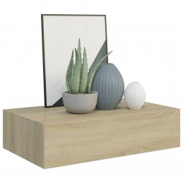 Acquista Scaffali con Cassetti da Parete 2pz Rovere 40x23,5x10 cm in MDF con riferimento GHV-330248 della ditta GARDENHOME